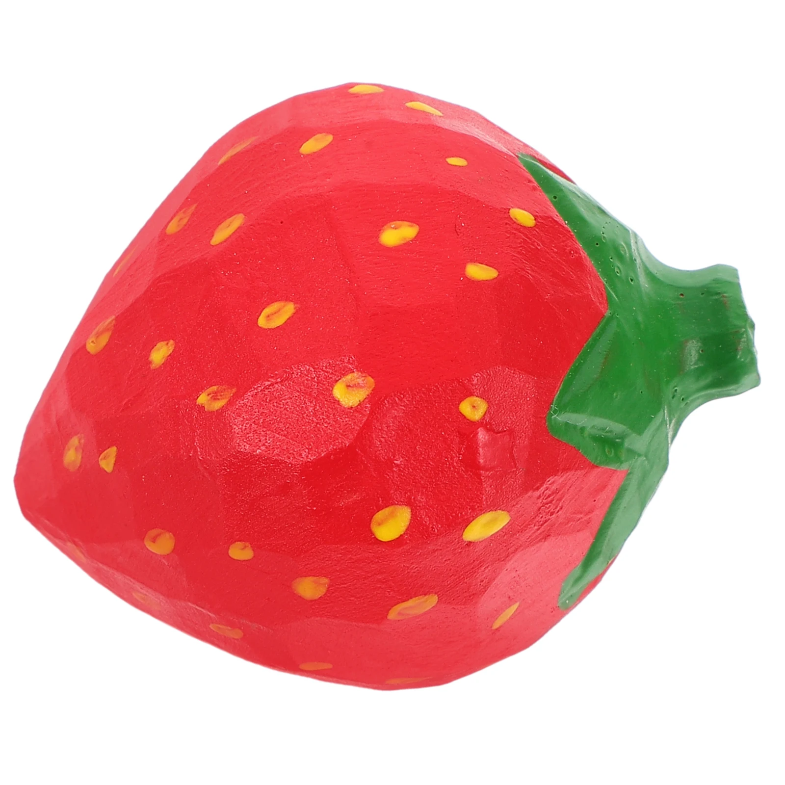 

Wooden Strawberry Ornaments Home Decor Artificial Fruits Lifelike RealisticStrawberry Centerpieces Table Top Fake Fruit