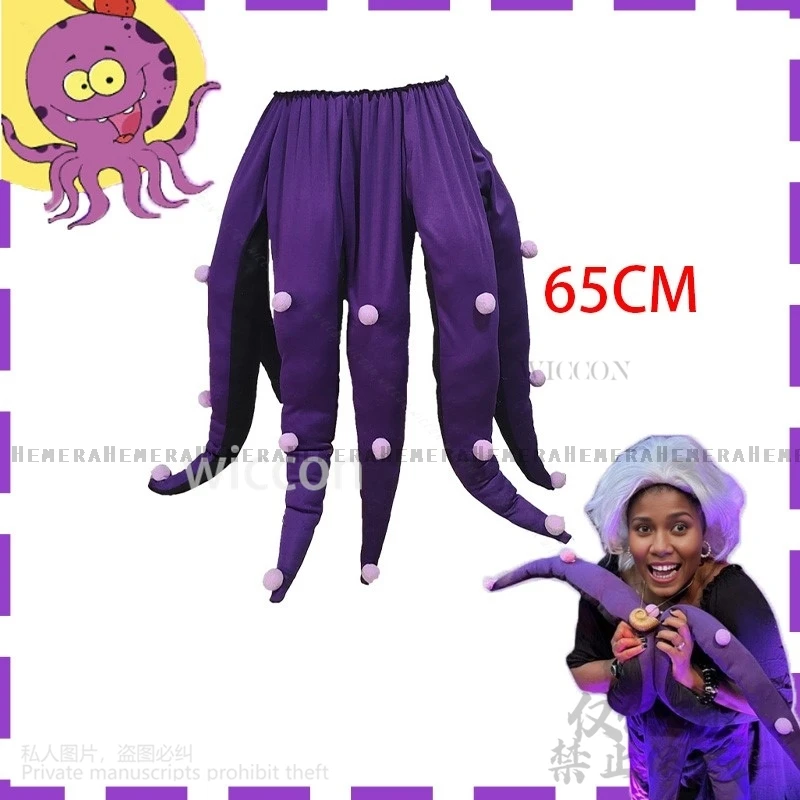 2024 New Halloween Tentacles Purple Black Octopus Skirt Lolita Kids Women Witch Fancy Dress Up 할로윈복장 Adult Halloween Costume