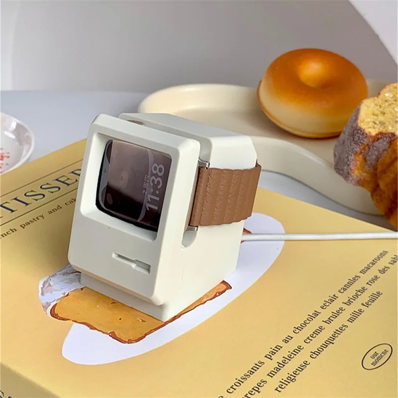 ผู้ถือวงเล็บซิลิโคน Charger สำหรับ Apple นาฬิกา Series 8 7 6 SE 5 4สำหรับ IWatch 45มม.44 42มม.41 40 49 38อุปกรณ์เสริม