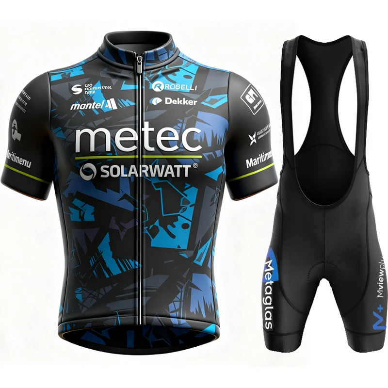 

Bicycle Set Professional Cycling Shirt Bib Tricuta Man Metec - SolarWatt Men's Wear Mtb Pants Uniform Outfit Jerseys Jersey 2026
