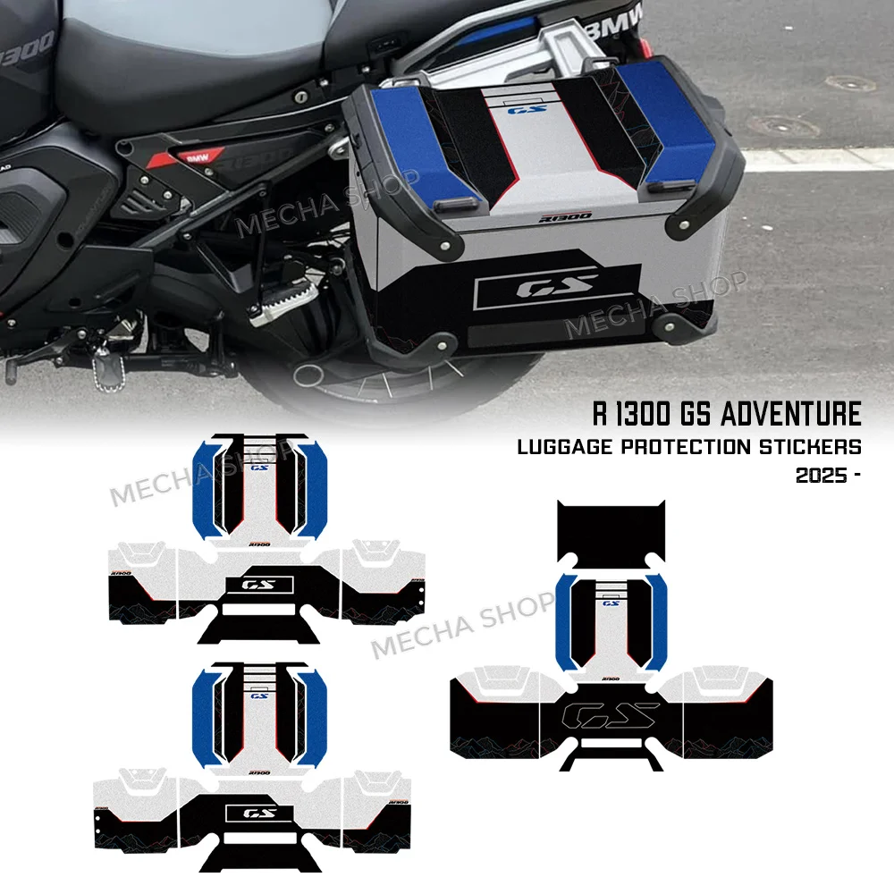 

For GS1300 Adventure R1300GS ADV 2025 Motorcycle Suitcase Stickers Anti-slip Protection Luggage Cases Pad Protection Decal