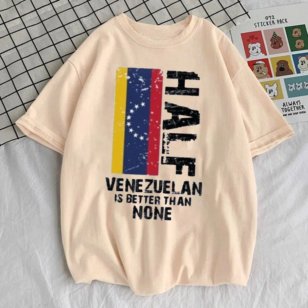 فنزويلا تي شيرت Hasta El تي شيرت نهائي كون فنزويلا تي شيرت للجنسين النساء الرجال تي شيرت فريد Crewneck ملابس الشارع الشهير #6