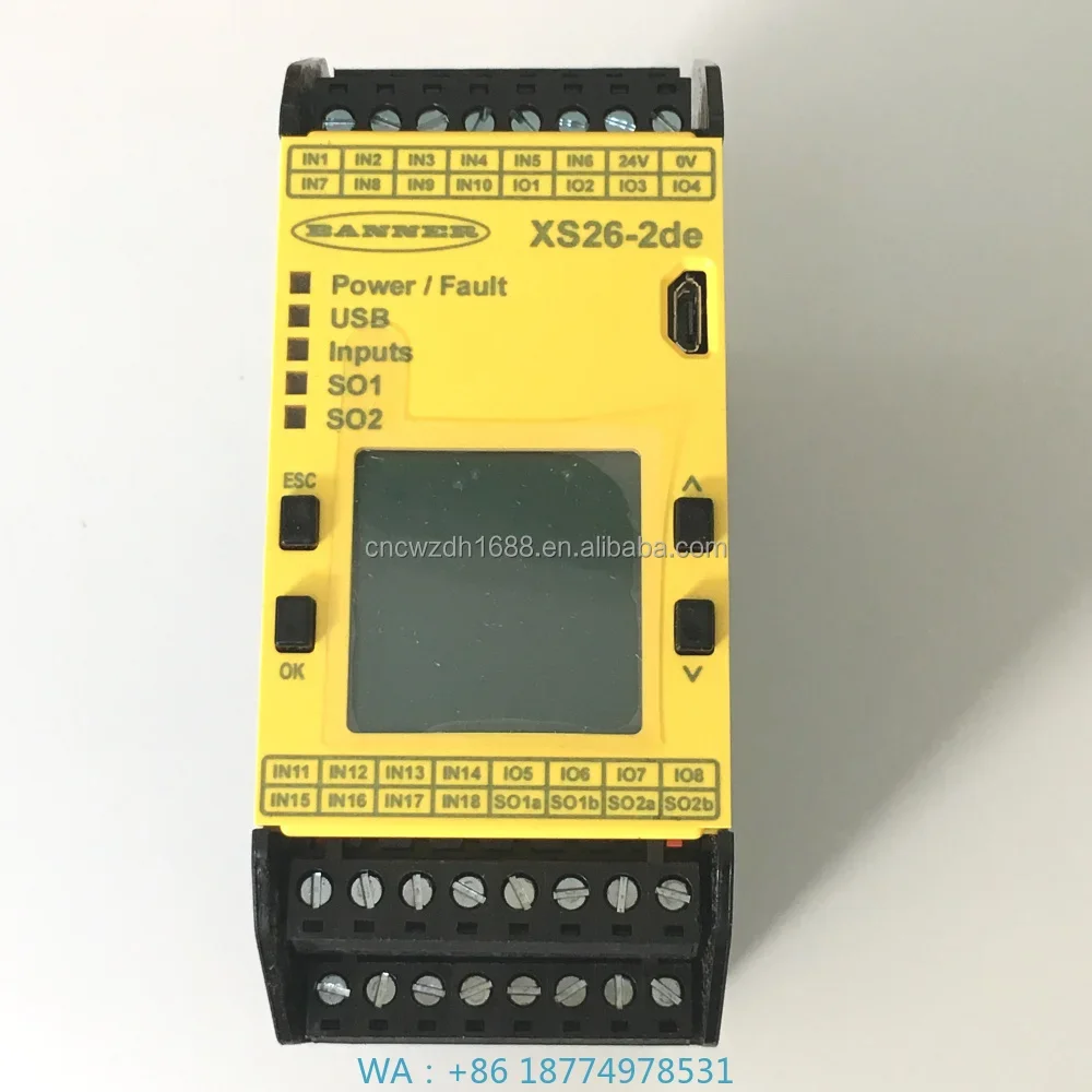 Low Price with High Safety FeaturesAdvanced Technology Banner Sensor 85064 PNP XS26-2de Safety Controller