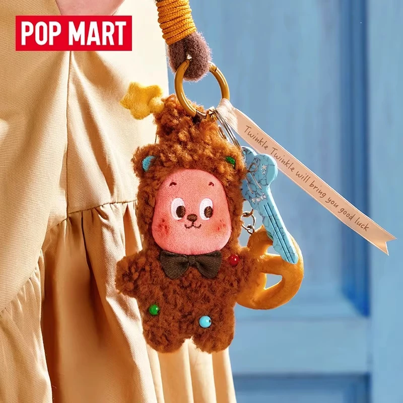 Meilleures ventes! Pop Mart Star People – boîte aveugle de la série Moment délicieux, petits Biscuits fraîchement cuits, pendentif en peluche, boîte aveugle cadeau