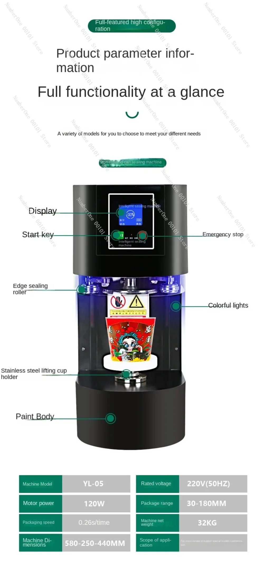 Intelligent Sealing Machine Cans Plastic Can Sealing Machine