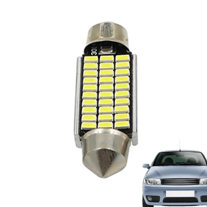 License Plate Light LED Dome Light Car Bulb Car Interior Lights License Plate Light Bulbs LED Tag Light For Trunk Cargo Door