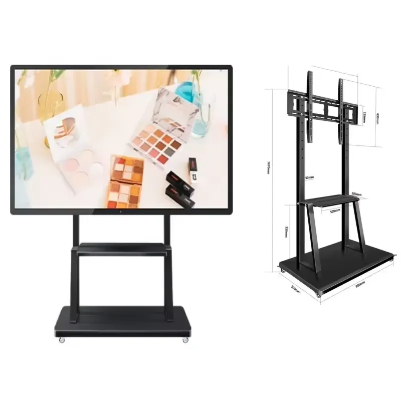 65 75 85 Inch Interactive Flat Panel Android Touch Screen Smart Whiteboard Digital Educational Display For School Office