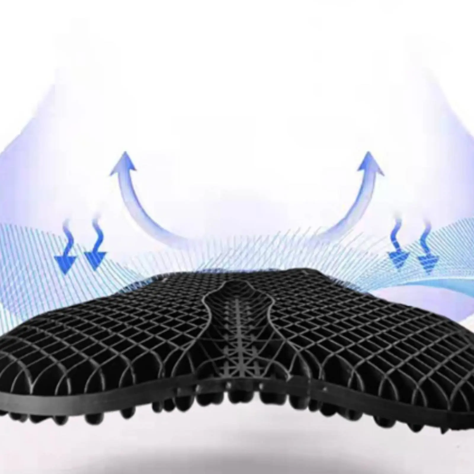 Motorcycle Gel Seat Pad Breathable Universal Motorcycle Seat Pad Waterproof Easy to Clean for Commuters