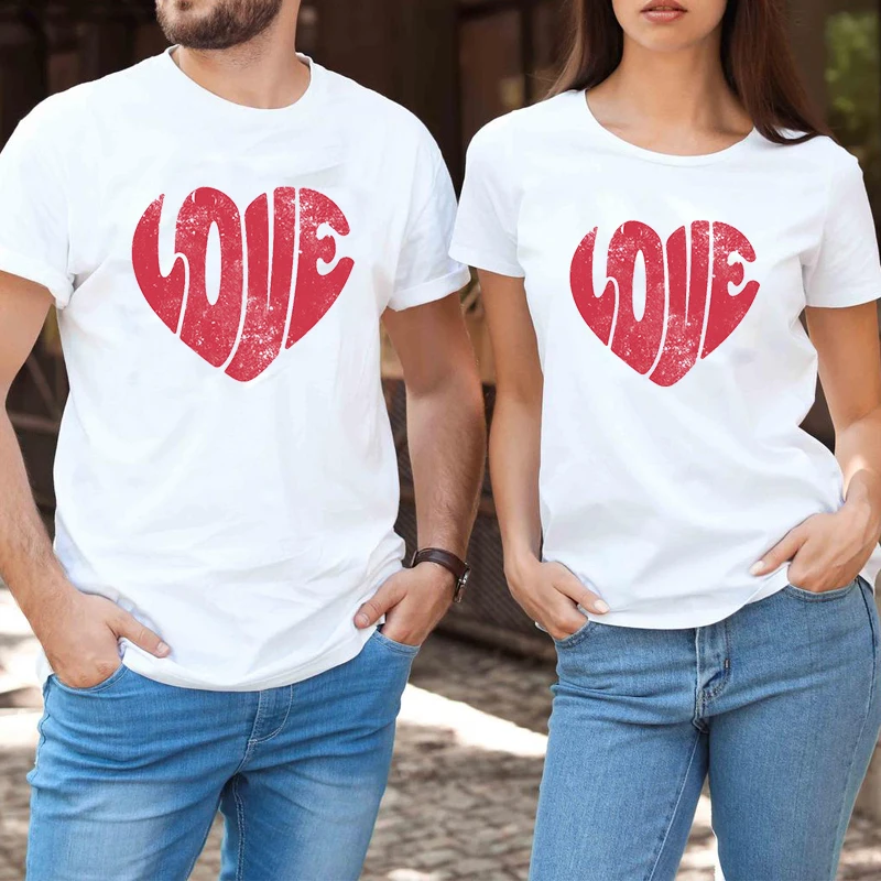 

Retro Love Heart Shirts Retro Heart Tee Love Heart Graphic T Shirts Valentines Day Tops Retro Aesthetic Clothes