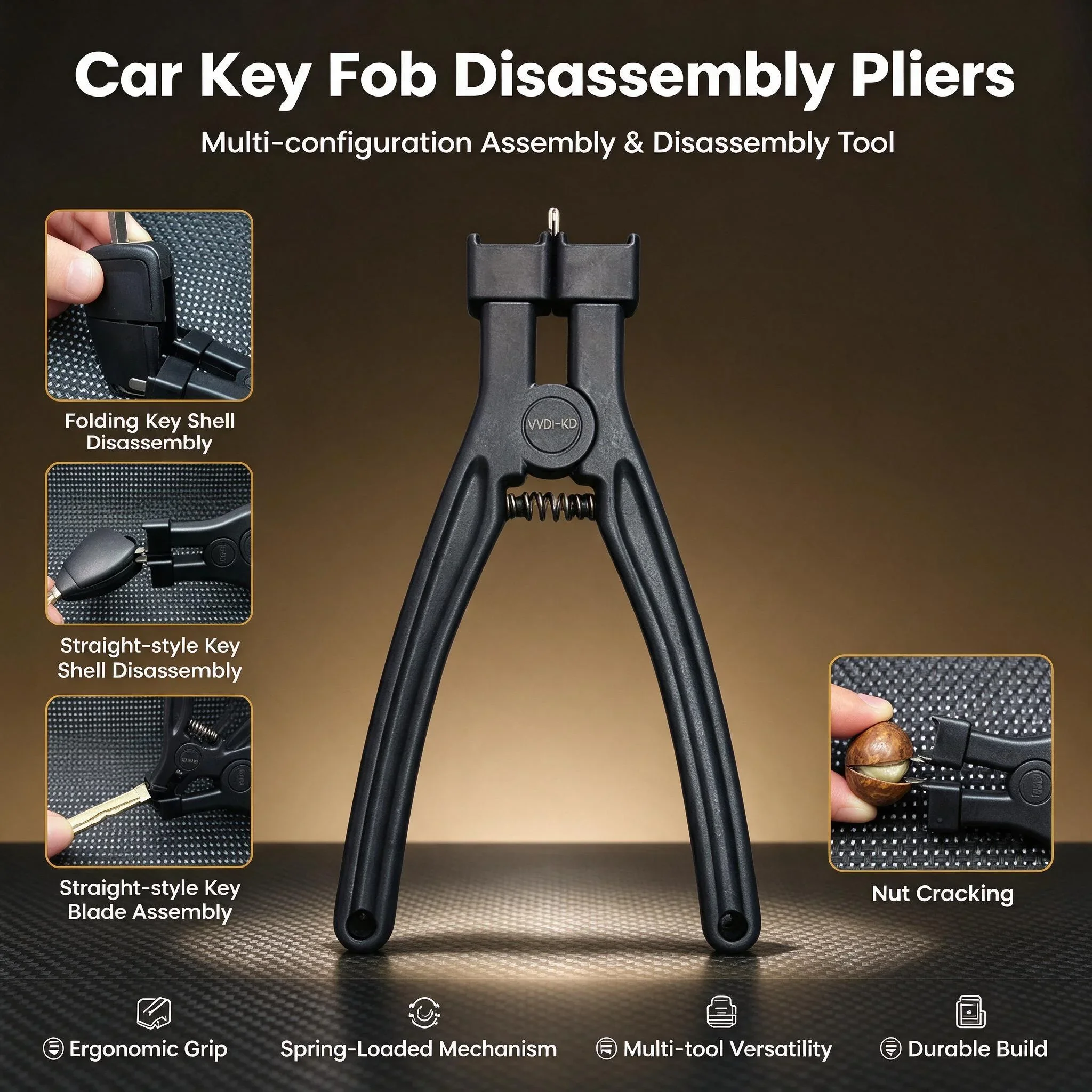 Car Key Fob Disassembly Pliers Remote Key Shell Opener Multifunctional Precision Opening Tool Locksmith Tool Universal Fitment