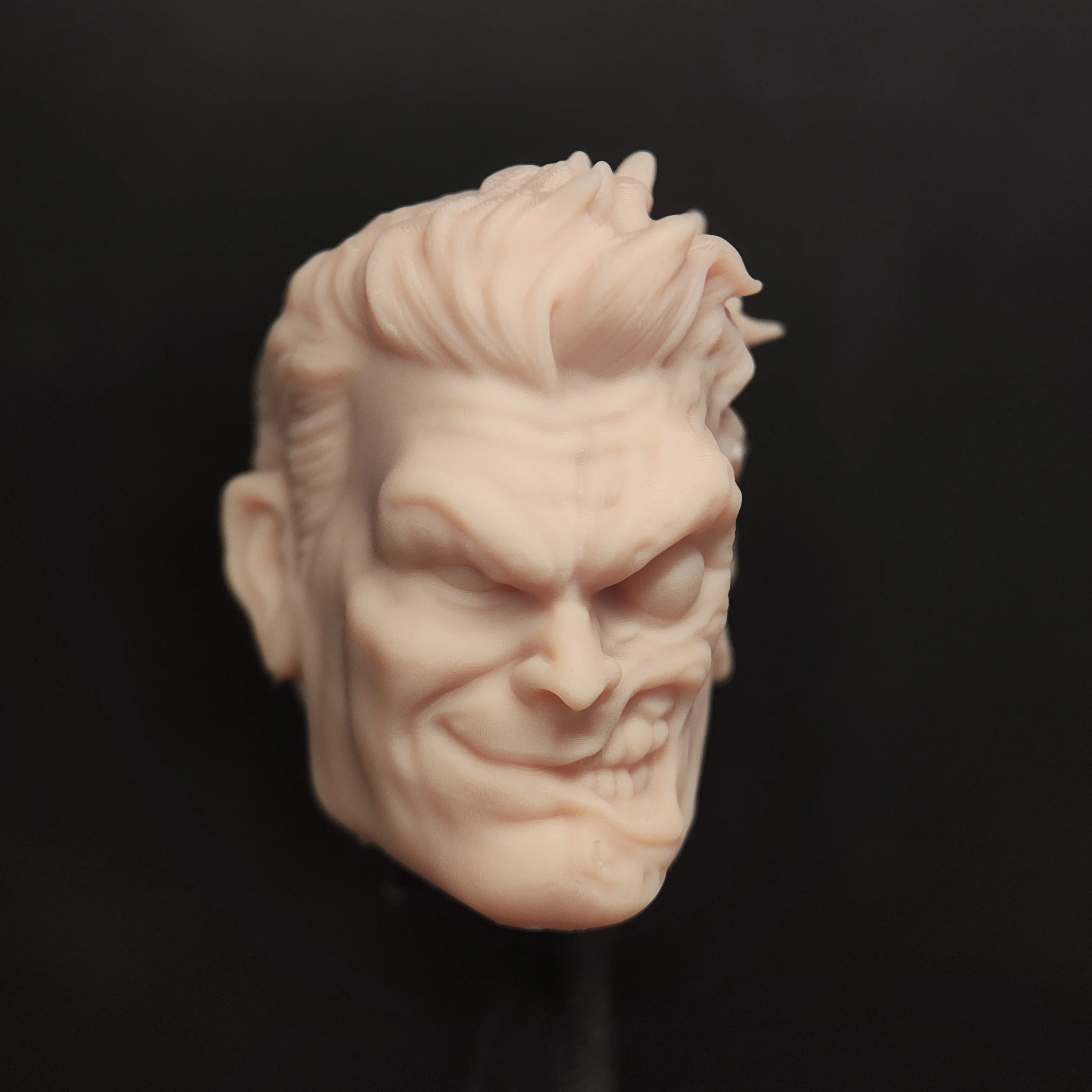 HL1960 DIY Customized 1/18 1/12 1/10 Scale Unpainted Head Sculpt for 3.75