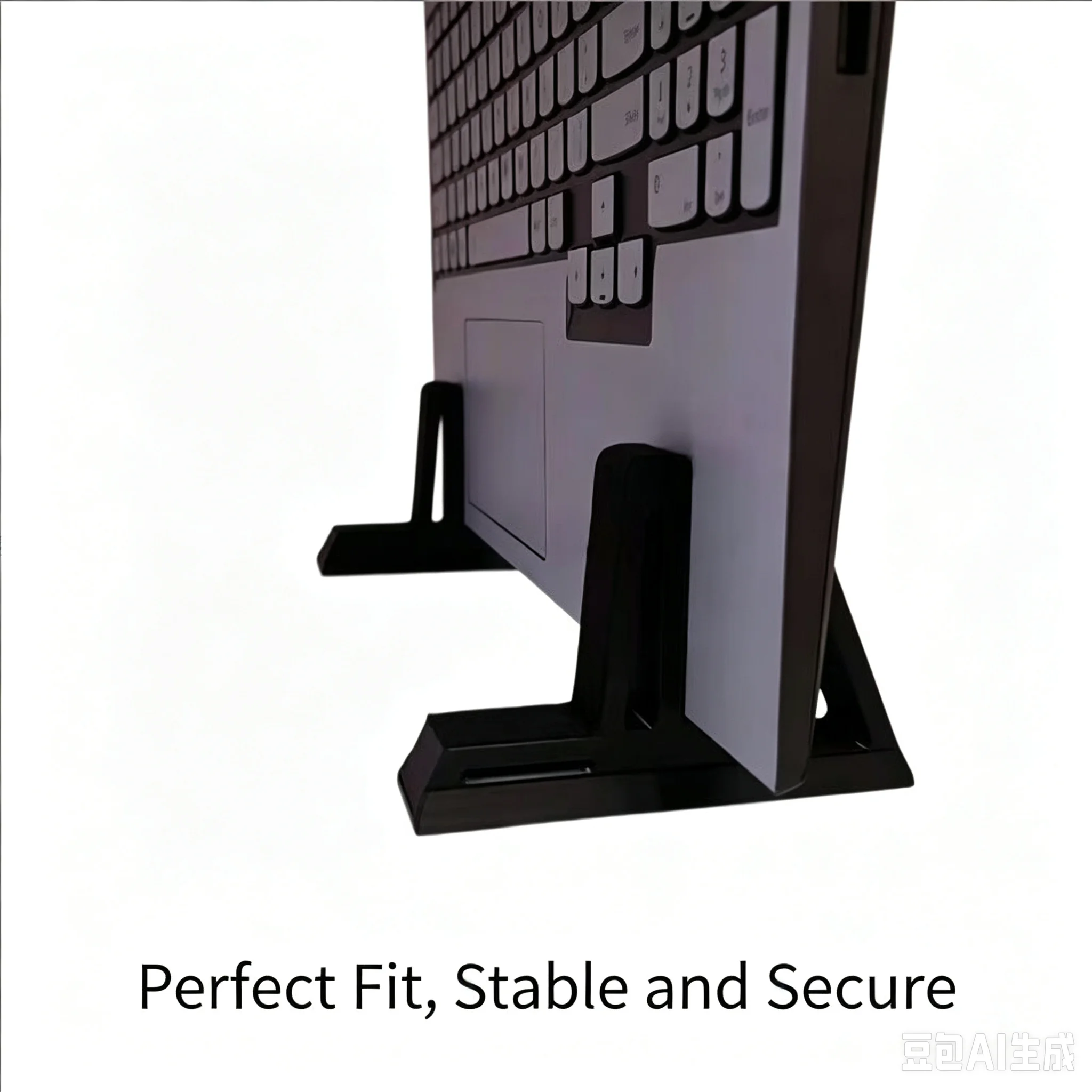 Vertical Laptop Stand, Desktop Notebook Holder Multi‑Function Vertical Storage Mount
