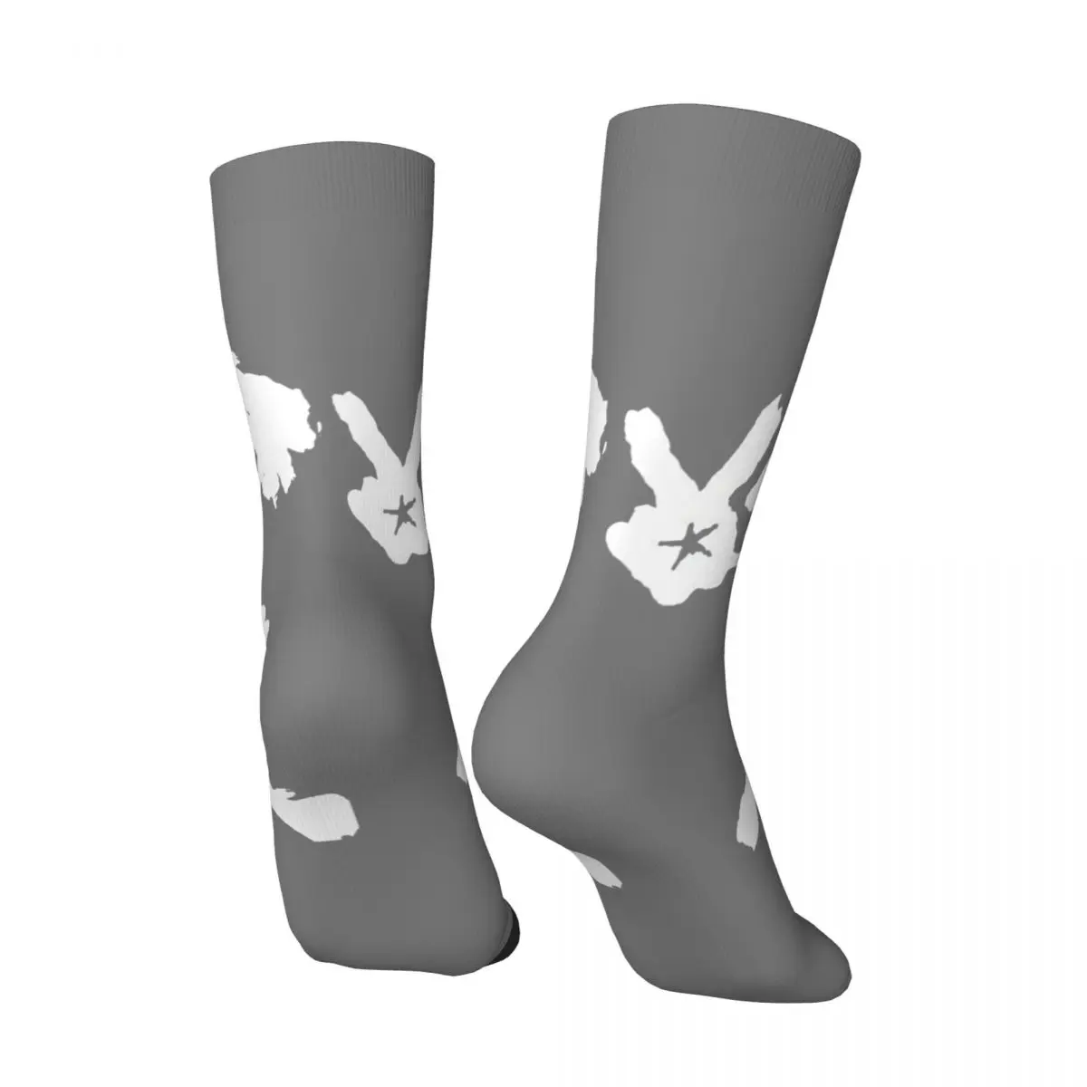 Retro Say Hi Men's compression Socks Unisex Pearl Jam Harajuku Seamless Printed Novelty Crew Sock