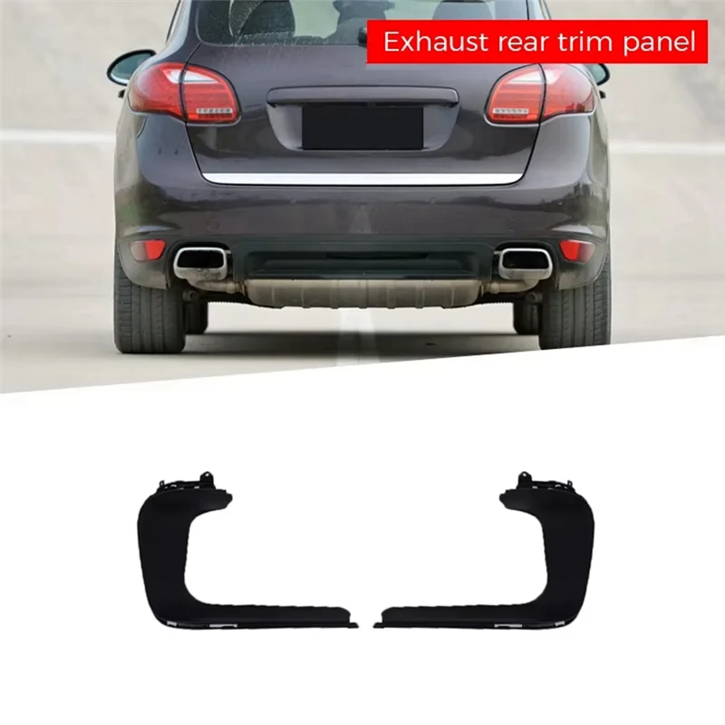 

958505837009B9 958505837009B9 Car Rear Bar Exhaust Pipe Trim For Porsche Cayenne 958.1 2011-2014