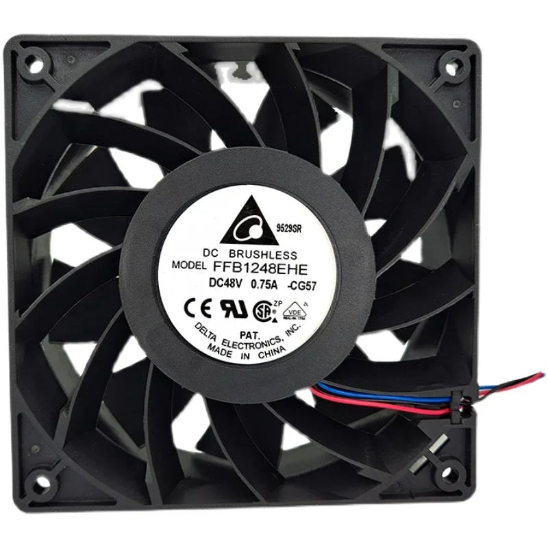 

+New 12cm For FFB1248EHE-CG57 48V 0.75a 4000rpm 190CFM 12038 120mm delta 3-wire original cooling fan
