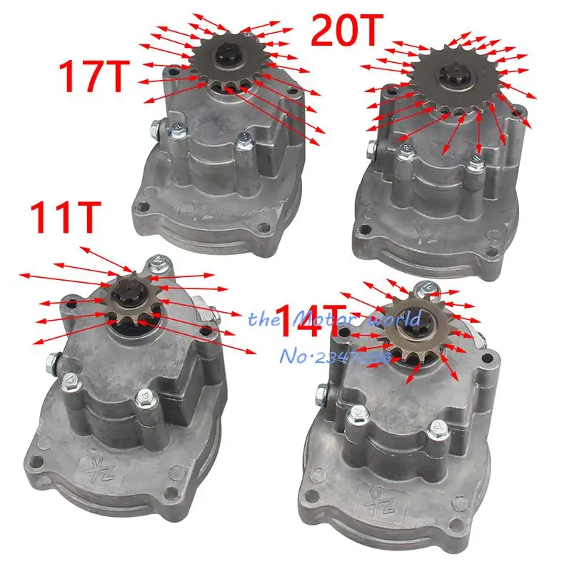 T8F 11T 14T 17T 20T Tooth Clutch Drum Gear Box Sprocket for 49cc 50cc Ty Rod II Go Kart Mini Moto Dirt Bike Scooter Xtreme