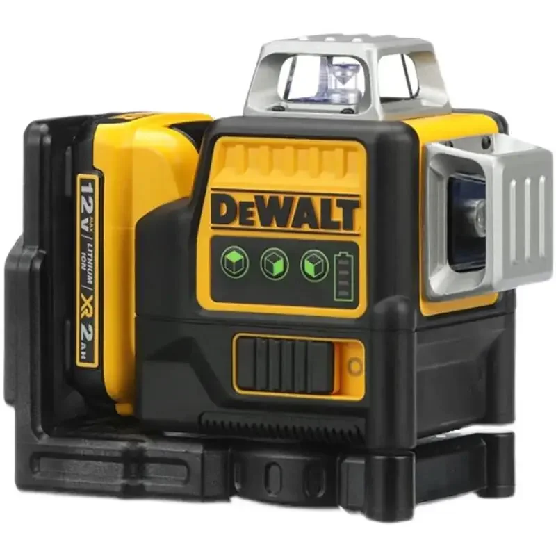 DeWalt-láser de nivelación automática, dispositivo con batería de litio de 12V, 3 lados, 360 grados, 12 líneas, Dw089lg