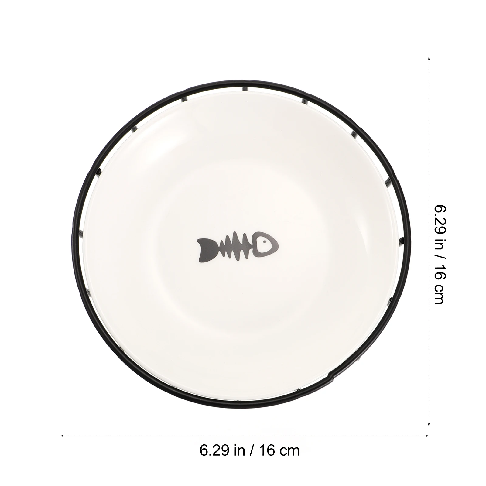 

1Set Raised Cat Bowl Ceramic Pet Bowl with Elevated Stand for Comfortable Feeding Suitable Dog Kitten Food Water Use