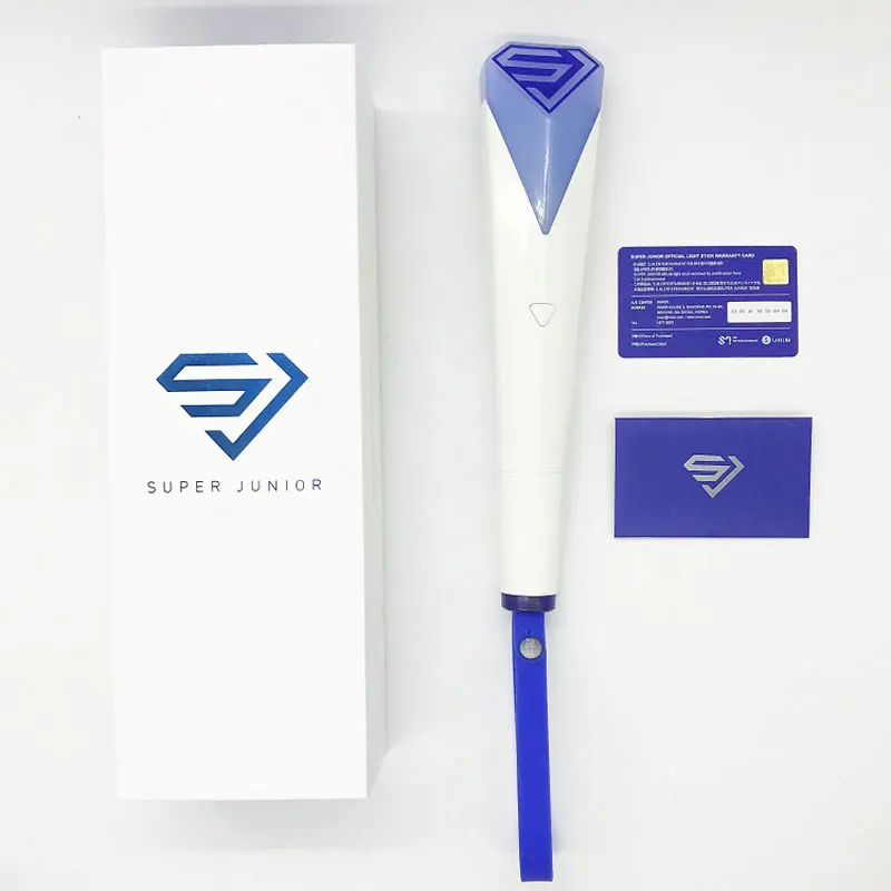 KPOP Super Junior Lightstick Ver.2 with Bluetooth Glow Hand Light Concert Cheer Superjunior Light Stick Lamp Recommend Age