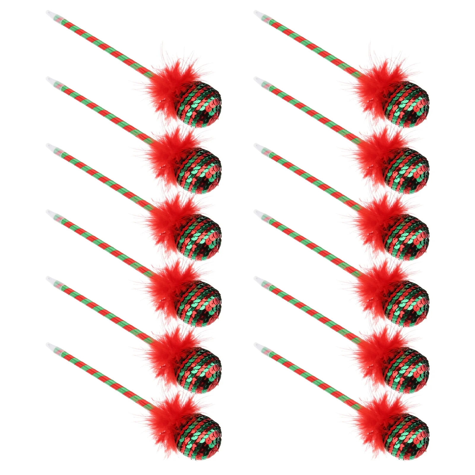 

12Pcs Christmas Ballpoint Pens Cartoon Design Party Gift Writing Pens Xmas Gel Ink Stationery for Students Cartoon Ballpoint