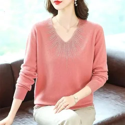 Women Sweater Winter Cashmere Turtleneck Warm Knitwear Korean Casual Solid Bottoming Shirt Fashion Knit Pullovers Brown Sweater
