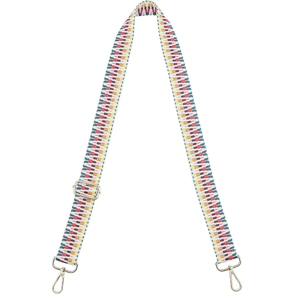 

Широкий плетеный регулируемый ремень для сумки, сменный ремень в стиле гитарной сумки, жаккардовый ремень для сумки через плечо, ремень для сумки из полосатого холста