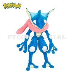 Pokémon Greninja Frog Plush Toy infantil, anime kawaii, boneca de pelúcia, decoração, presente de Natal, criança, 30cm