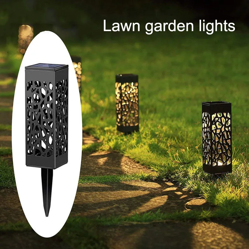 Outdoor Waterproof Solar Hollow LED Lamp Light Control Induction Lawn Garden Light Solar Light Induction Garden Light