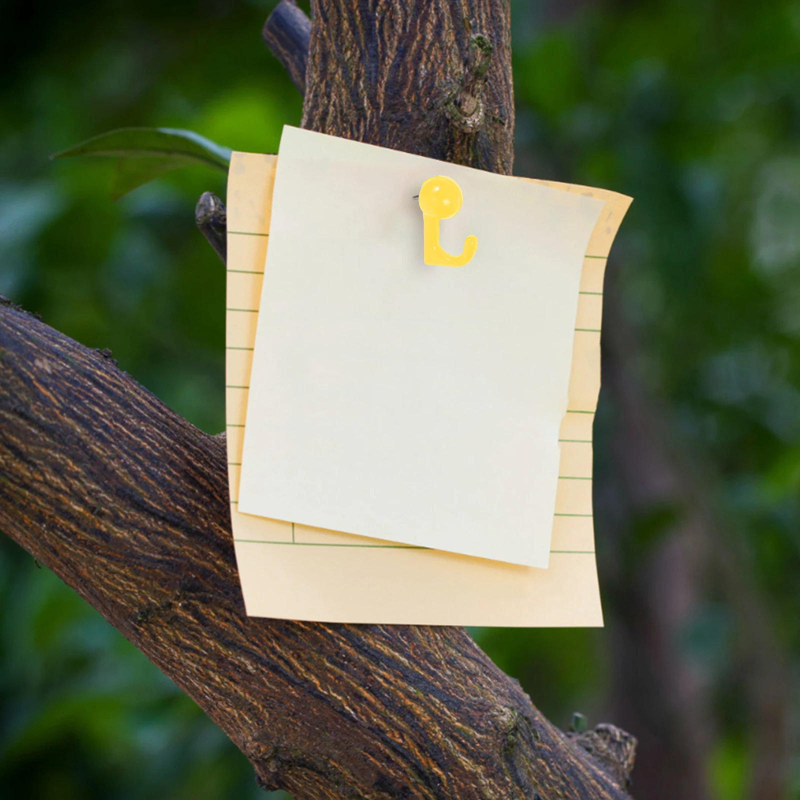 

50Pcs Thumb Tack Hooks - Decorative Push Pin Hangers for Wall Pictures Cork Board Accessories Small Hooks Hanging Lightweight