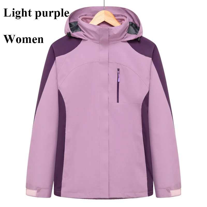 

Уличная зимняя женская мужская походная куртка флисовое съемное ветрозащитное водонепроницаемое пальто для кемпинга туризма альпинизма спортивное пальто JK13