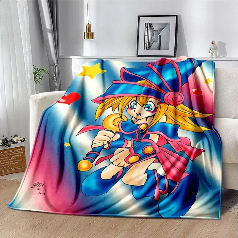 

Yu-GiOh Monster Cartoon Anime Throws Blanket Super Soft kawaii Flannel Blanket for Travel Bedding Home Blanket for Birthday Gift
