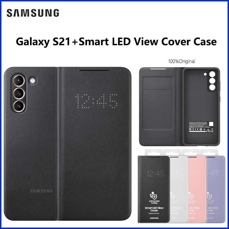 Original Genuine Samsung Galaxy S21+ 5G Smart LED View Cover s21plus Smart LED Wallet EF-NG996