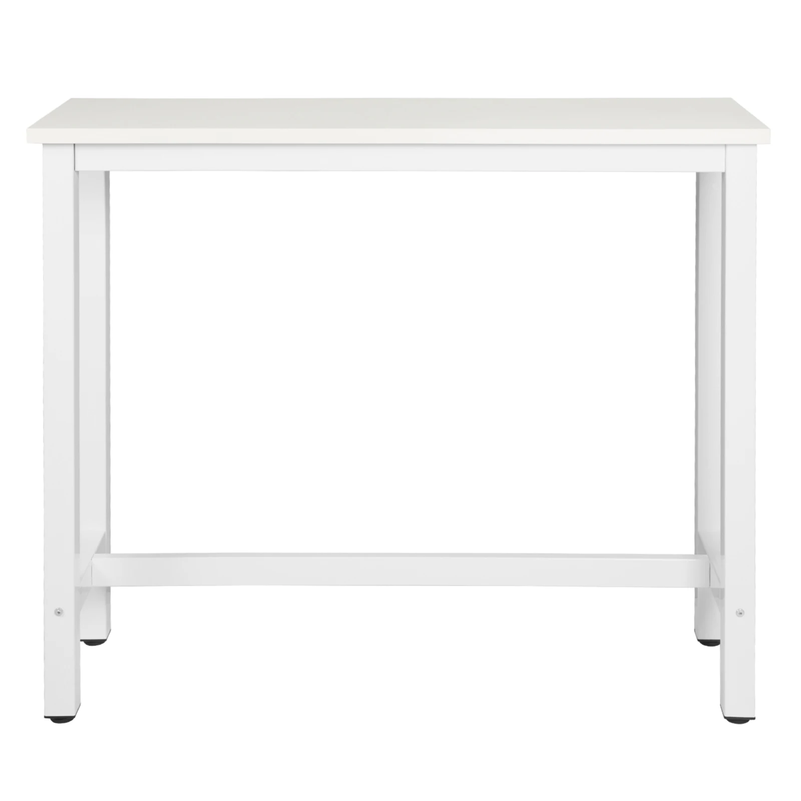 Mesa de Bar de cocina, 120x40x100cm, mostrador, café, desayuno, mesa de comedor, patas de Metal con reposapiés para comedor y sala de estar