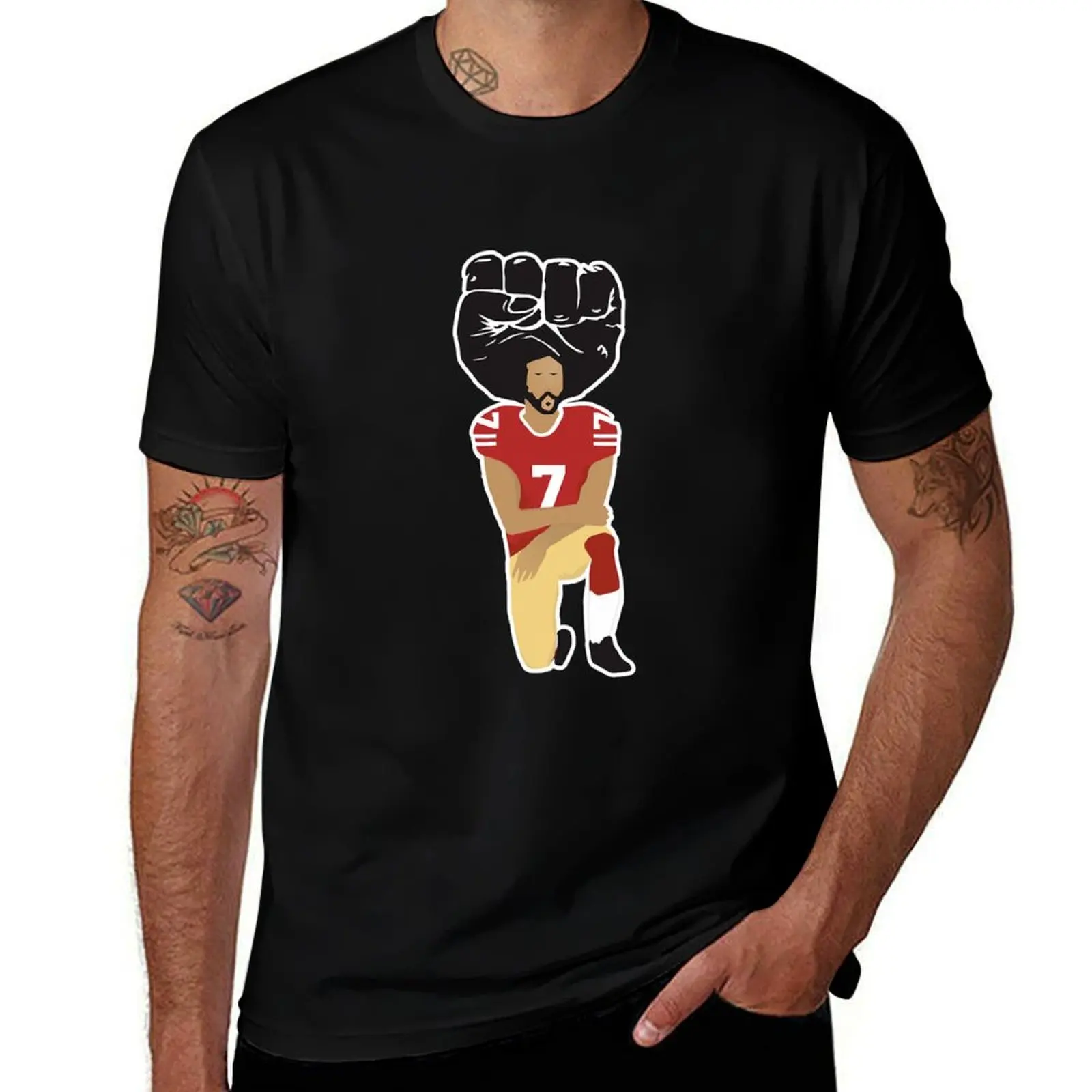 

Colin Kap t Men t Women T-Shirt man Kaepernick Right man graphic shirts Kneeling T-Shirt Gift With I'm graphic shirt for
