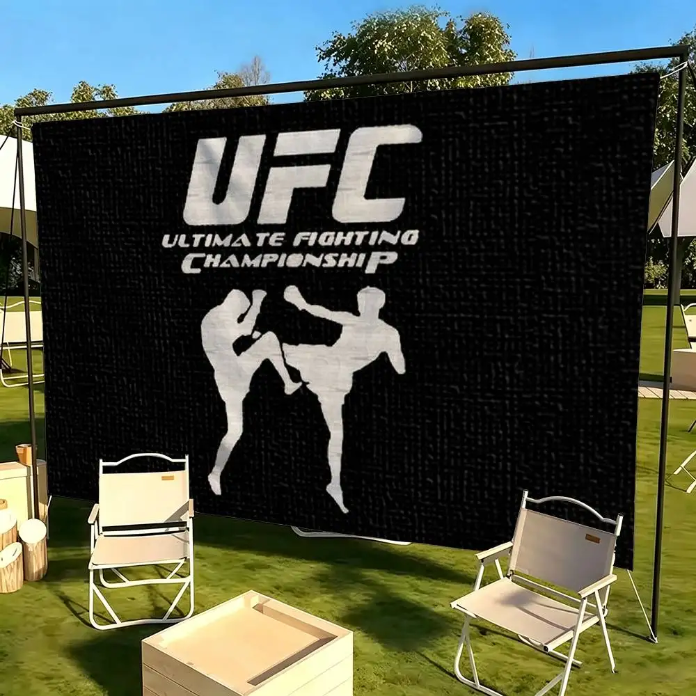 Combat UFC Logo Various  Flags Wall Hanging Tapestry Outdoor Garage Room Decorative flag Background Blanket