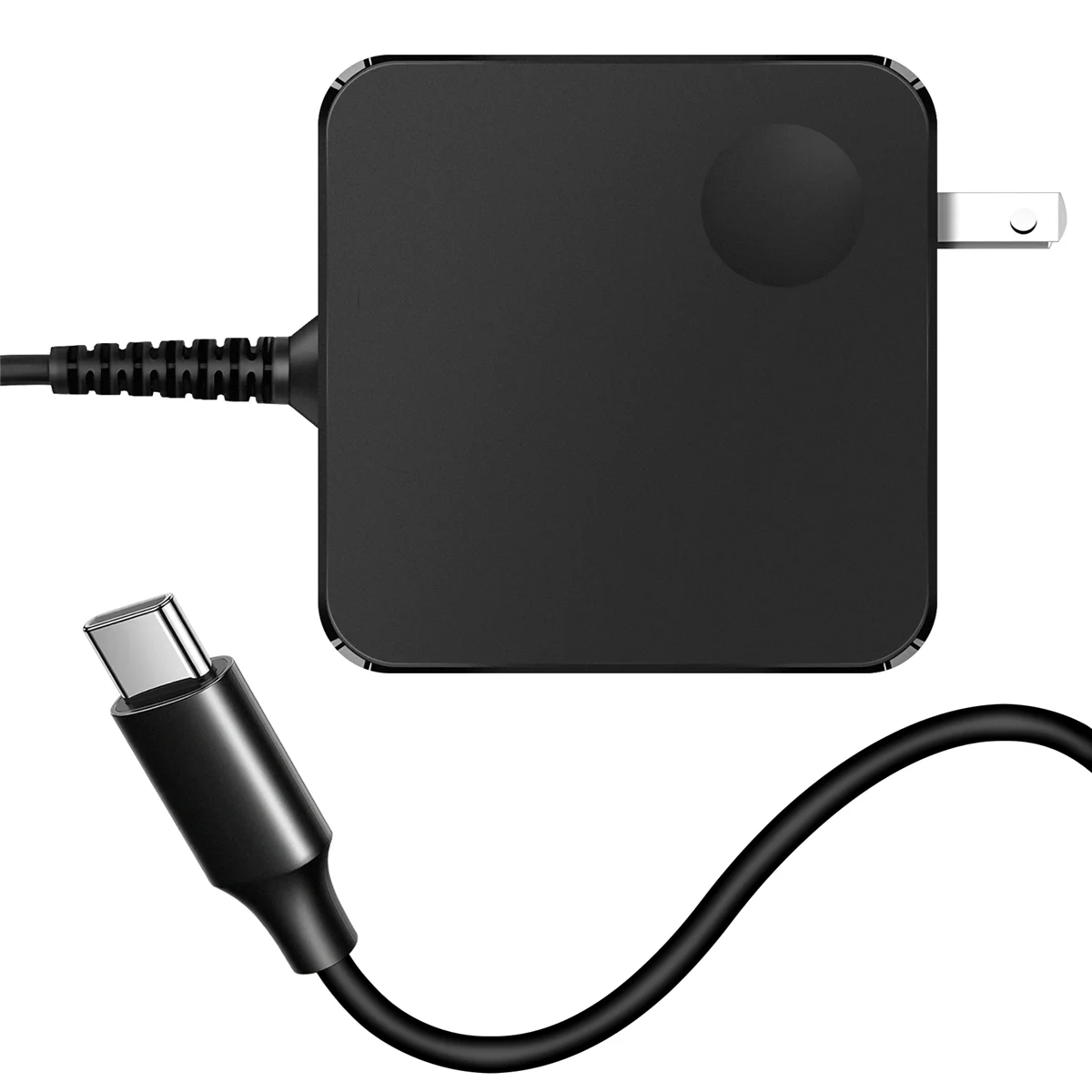 Adatto per adattatore di alimentazione portatile per Notebook quadrato Lenovo 65W porta di tipo C caricabatterie per Computer a ricarica rapida Pd spina americana