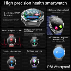 2025 New Non-Invasive Blood Glucose Health Smartwatch ECG+PPG Uric Acid Blood Lipid Blood Pressure Bluetooth Call Watches