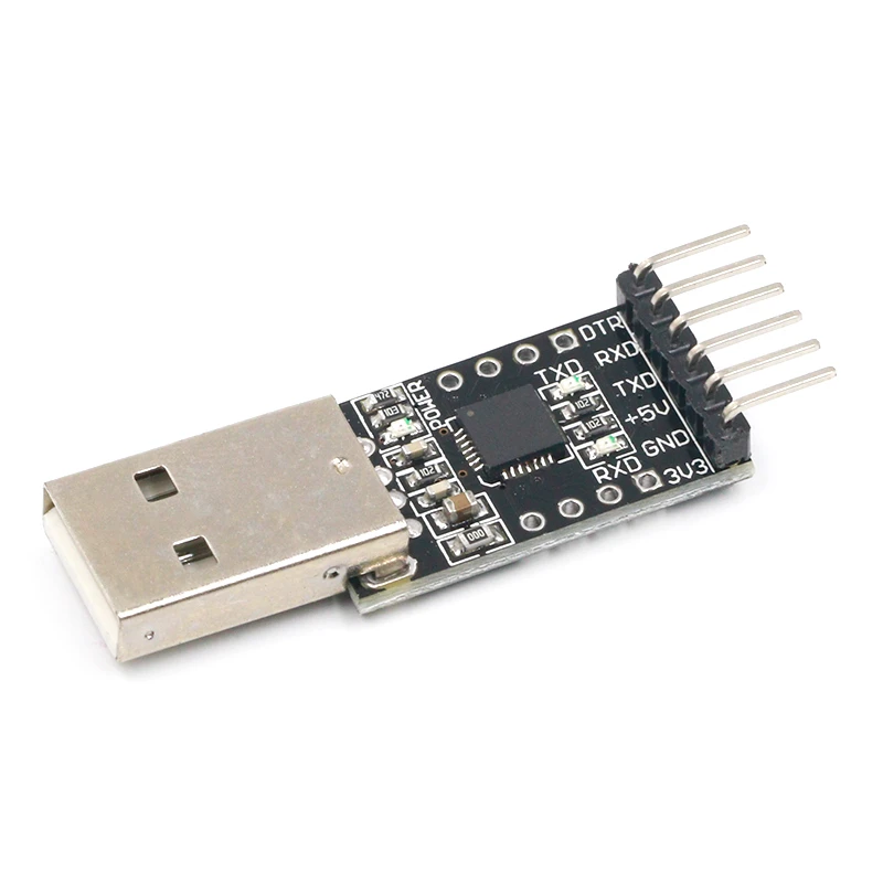 Cp2102 usb 2.0 para ttl uart módulo conversor serial de 6pin stc substitui ft232
