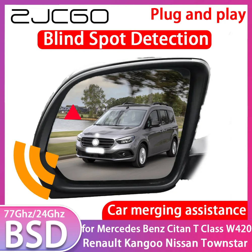 for Mercedes Benz Citan T Class W420 Renault Kangoo Nissan Townstar Blind Spot Detection Car BSD System Driving Warning Radar