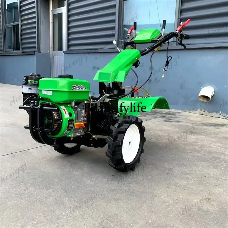 M138 Micro tiller Agricultural rotary tiller Orchard ditch weeding tiller