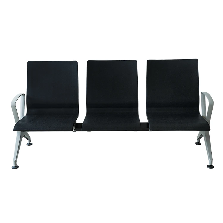 

3 5 Seater Waiting Room Chairs 4 Seaters Black Chair Office Waiting Room Benches for Restaurant