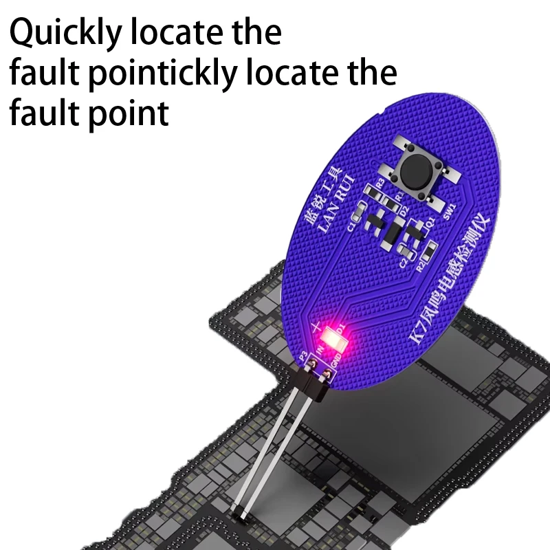 

Lanrui K7 тестер индуктивности Fengming для быстрого обнаружения неисправностей, проверка электронных материнских плат, тестер катушек, инструменты для ремонта