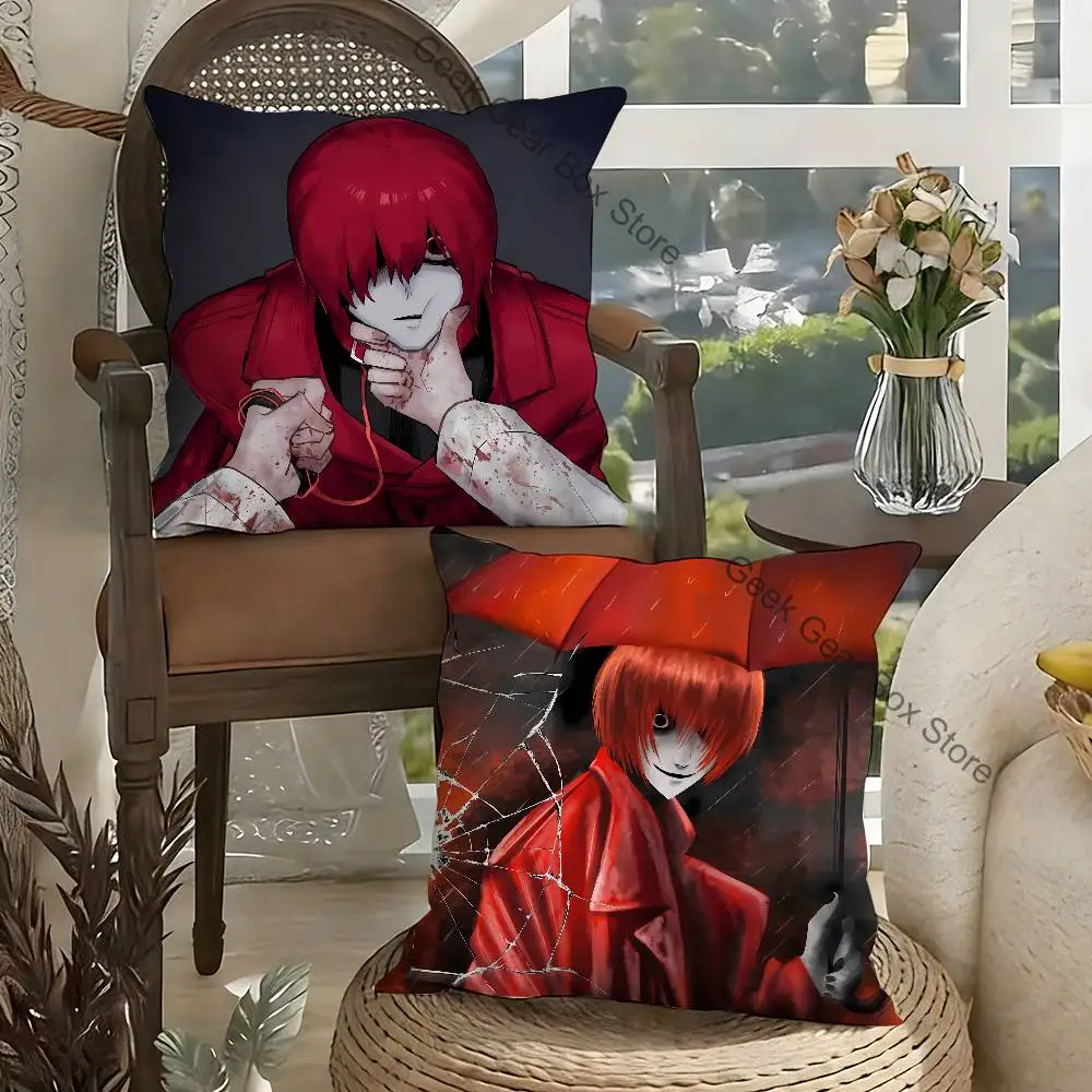 

H-Homicipher Mr S-Scarletella Anime Celebrity Merchandise All-Match Printed Pillow Case Sofa Office Room Decoration Protector