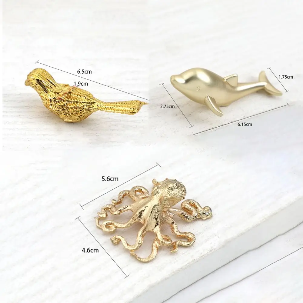 غرامة محظوظ الطيور مقابض لقطع الأثاث الحديثة بسيطة خزائن مقابض الأبواب ضوء فاخر ثقب واحد خزانة مقابض الأبواب خزانة الملابس