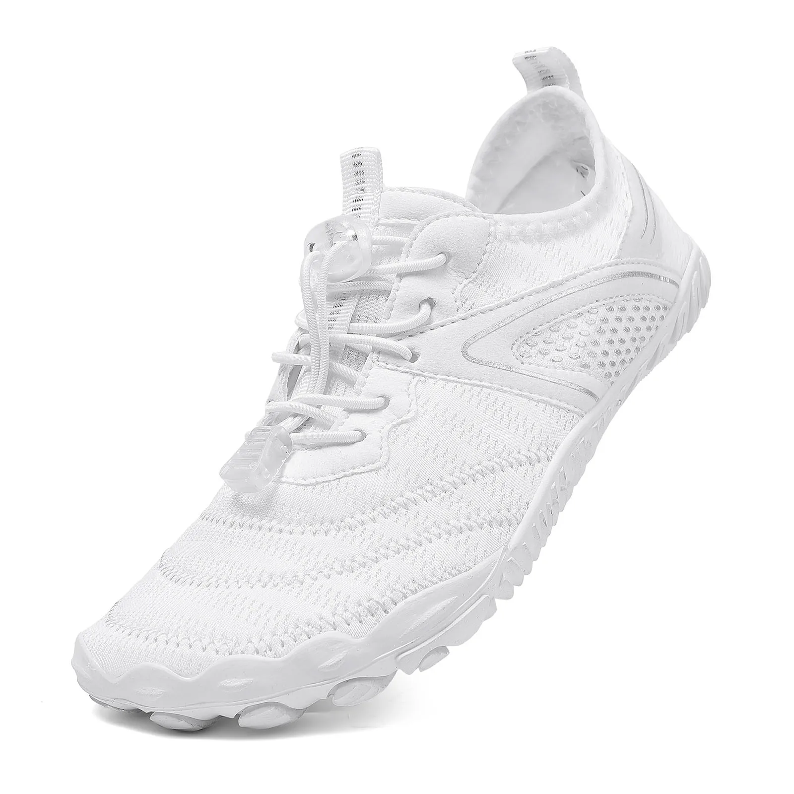 White Aqua Shoes For Women Men Barefoot Water Shoes Anti-Slip Quick-Drying Outdoor Beach Upstream Wading Swimming Watersports