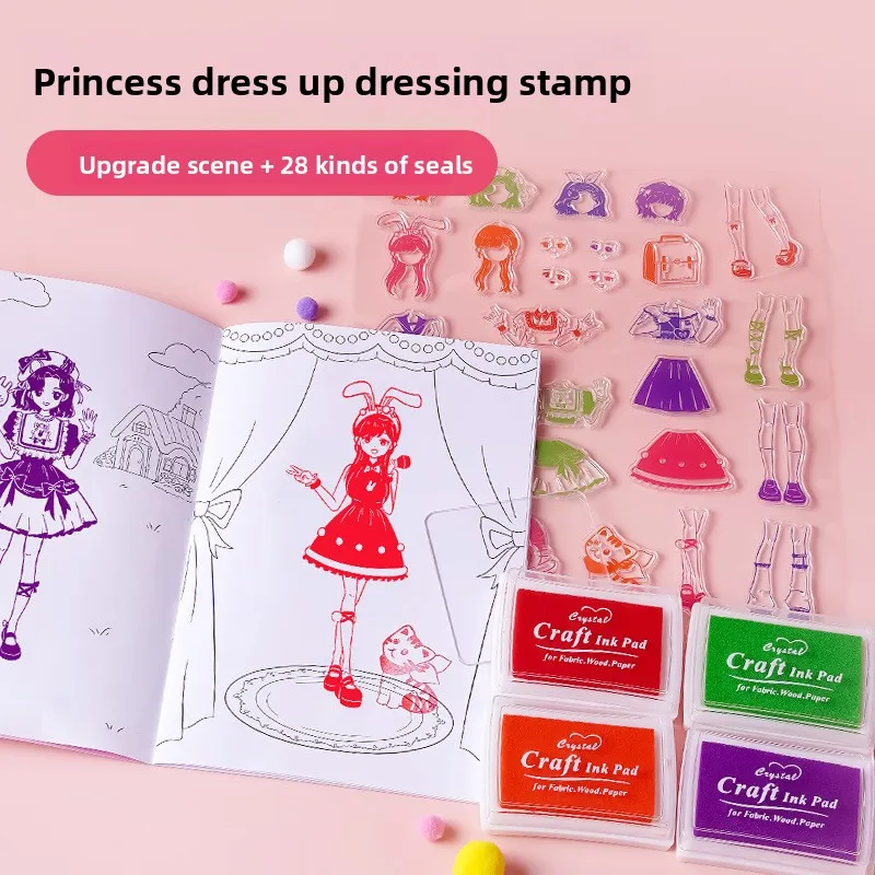 

Новые бестселлеры, креативные прозрачные нарядные наклейки в стиле принцессы, наклейки ручной работы с героями мультфильмов, подарки для блокнотов