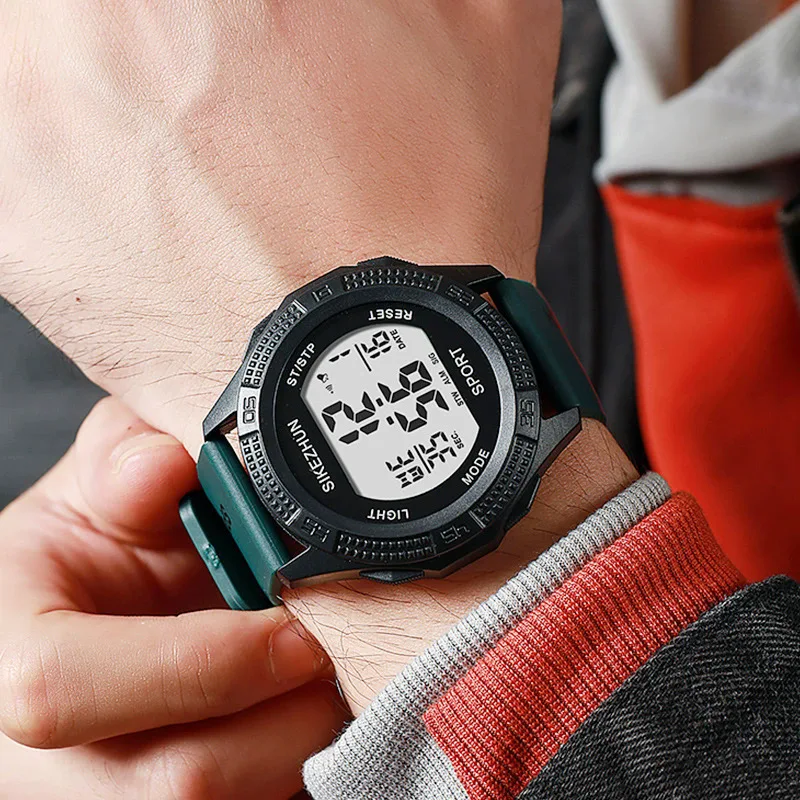 Electronic Watch, Multi-Functional Student Led Luminous Electronic Watch