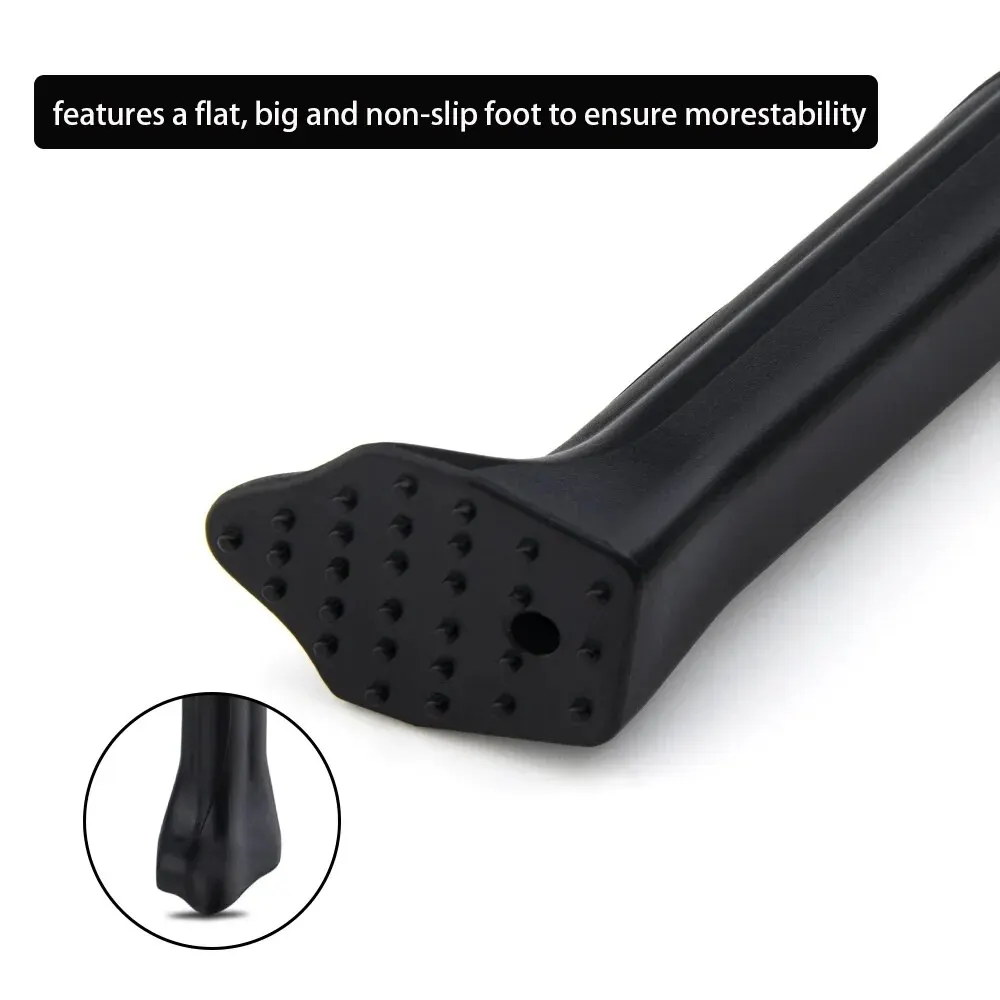 Bolany Bicycle Kickstand Adjustable Bicycle Kickstand Aluminum 22-29inch Road Bike Side Rack Holder Footrest for MTB Accessories