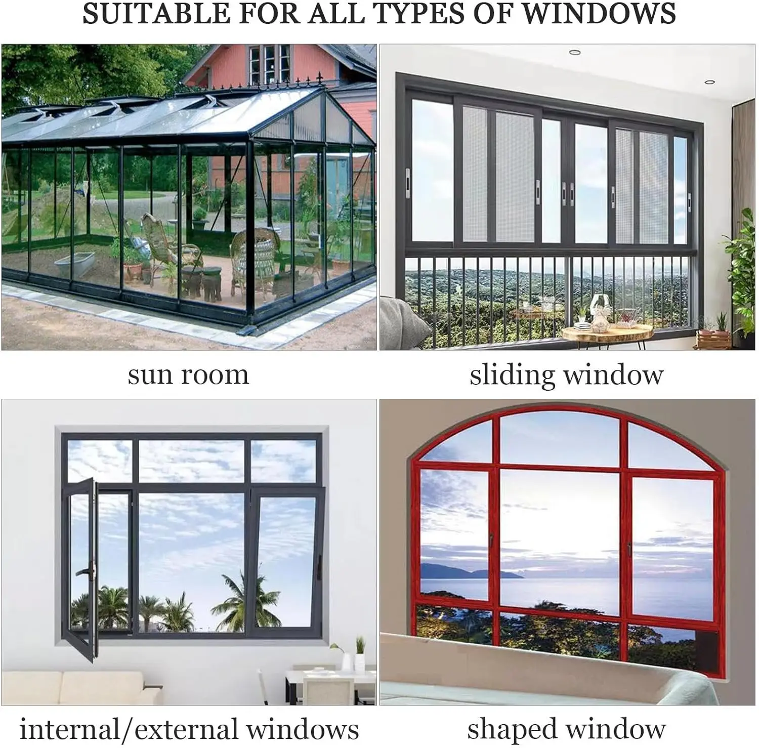 Window Sun Shade Film Aluminum Foil Anti UV Heat Insulation Home Sunshade Protector Pad Window Privacy Film for Room Car