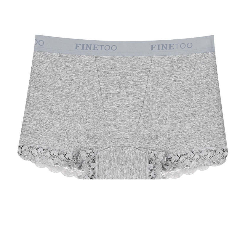Short en dentelle de coton pour femmes, culotte Boxer respirante avec ceinture avec lettres, slip extensible taille haute, short de Sport confortable, S-XXL